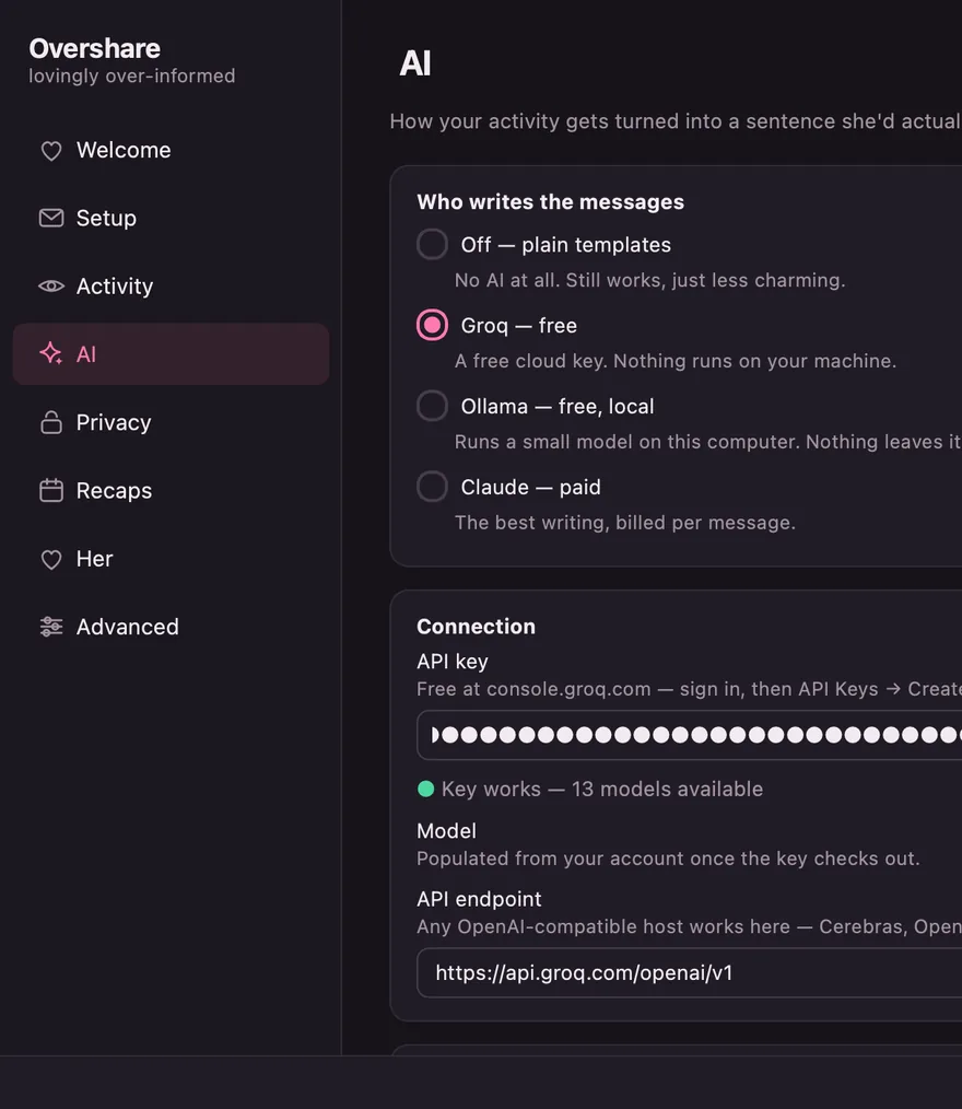 AI page
